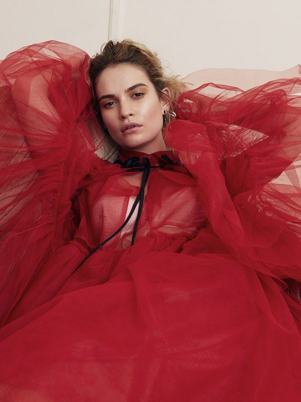 Allure. Lily James