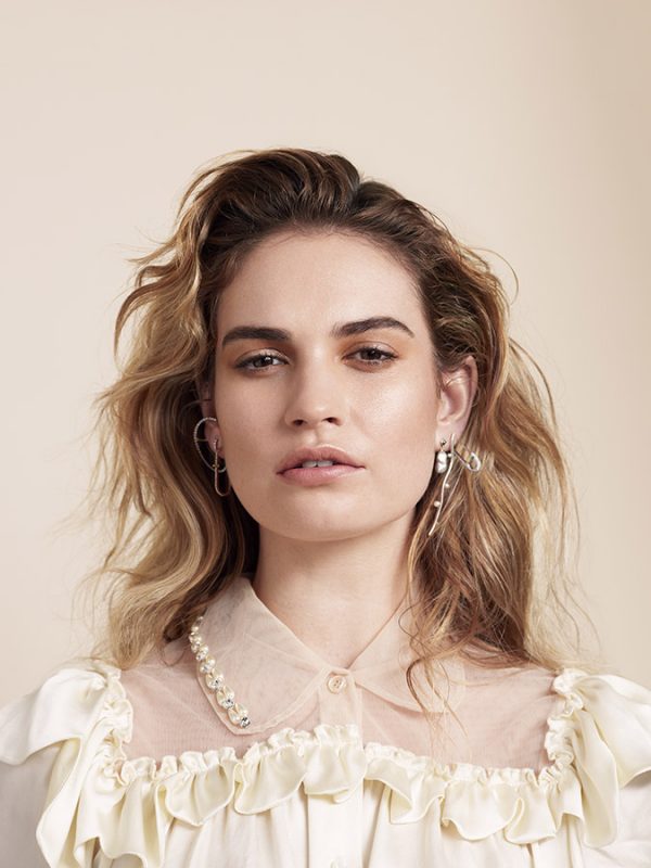 Allure. Lily James