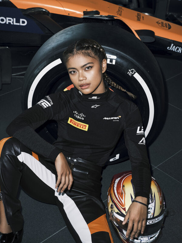 Vogue Philippines. Bianca Bustamante. McLaren F1